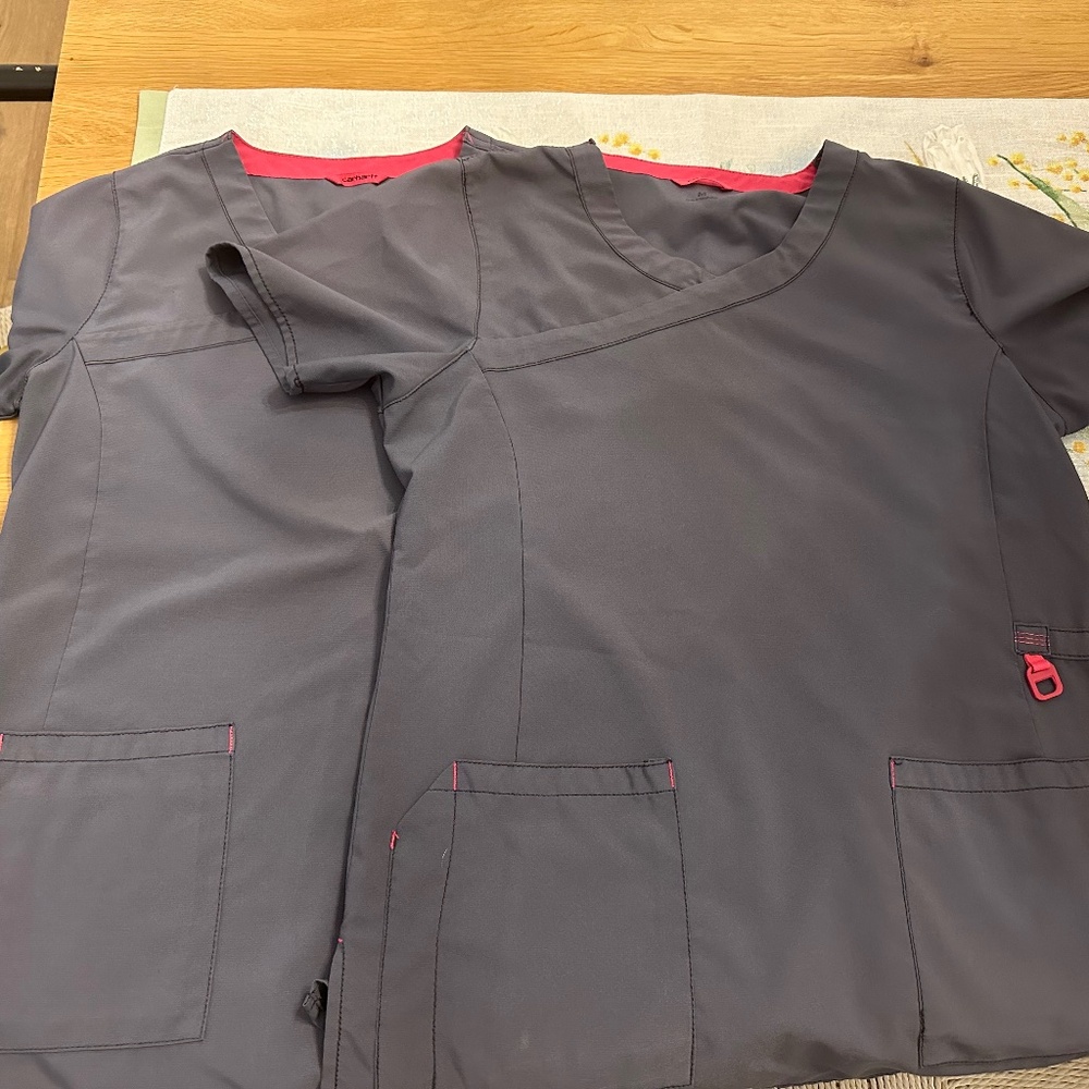 Size medium scrub tops Carhartt